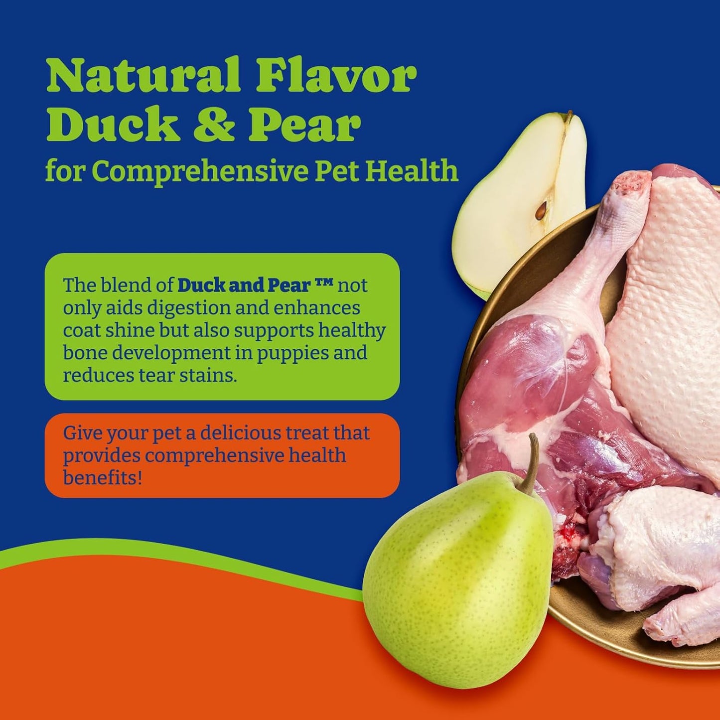 Flea and Tick Prevention for Dogs, 180 Soft Chews, Duck & Pear Flavor