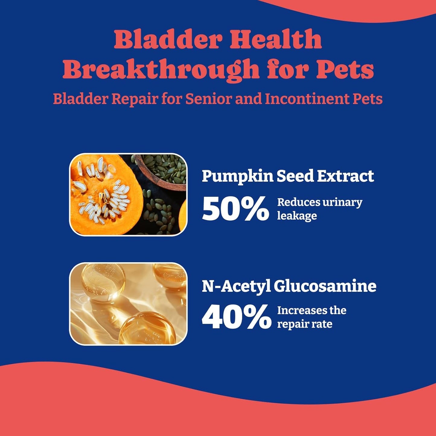 Dog Bladder Control Chews - 180 Soft Chews, Duck & Pear Flavor