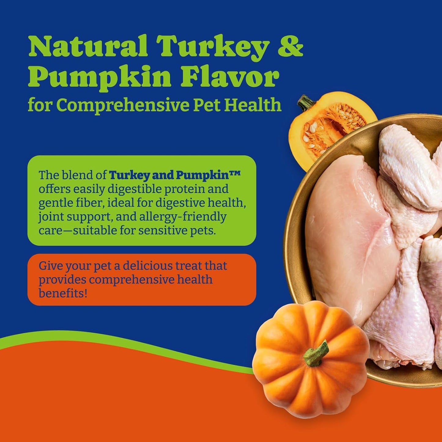 Flea and Tick Prevention for Dogs Chewable - 180 Soft Chews, Turkey & Pumpkin Flavor