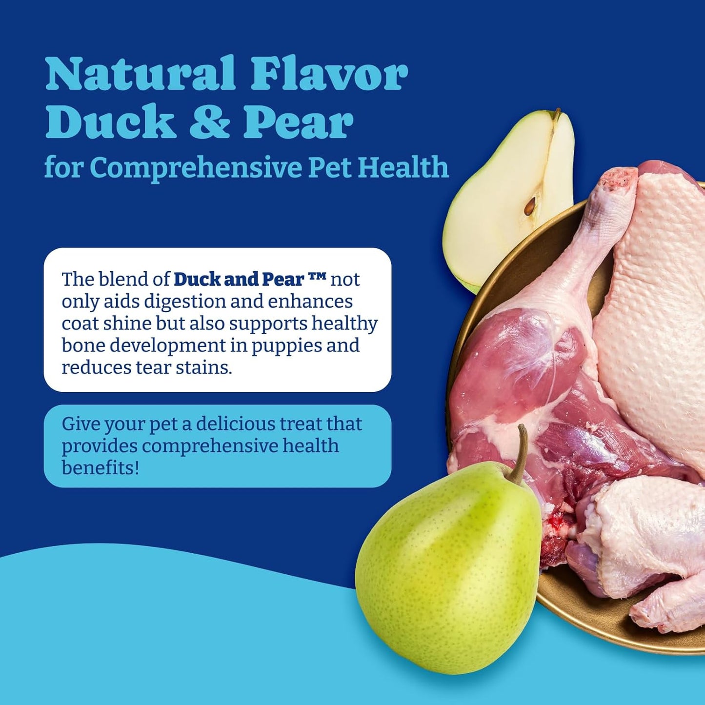 No Poo Chews for Dogs- 180 Soft Chews, Duck & Pear Flavor