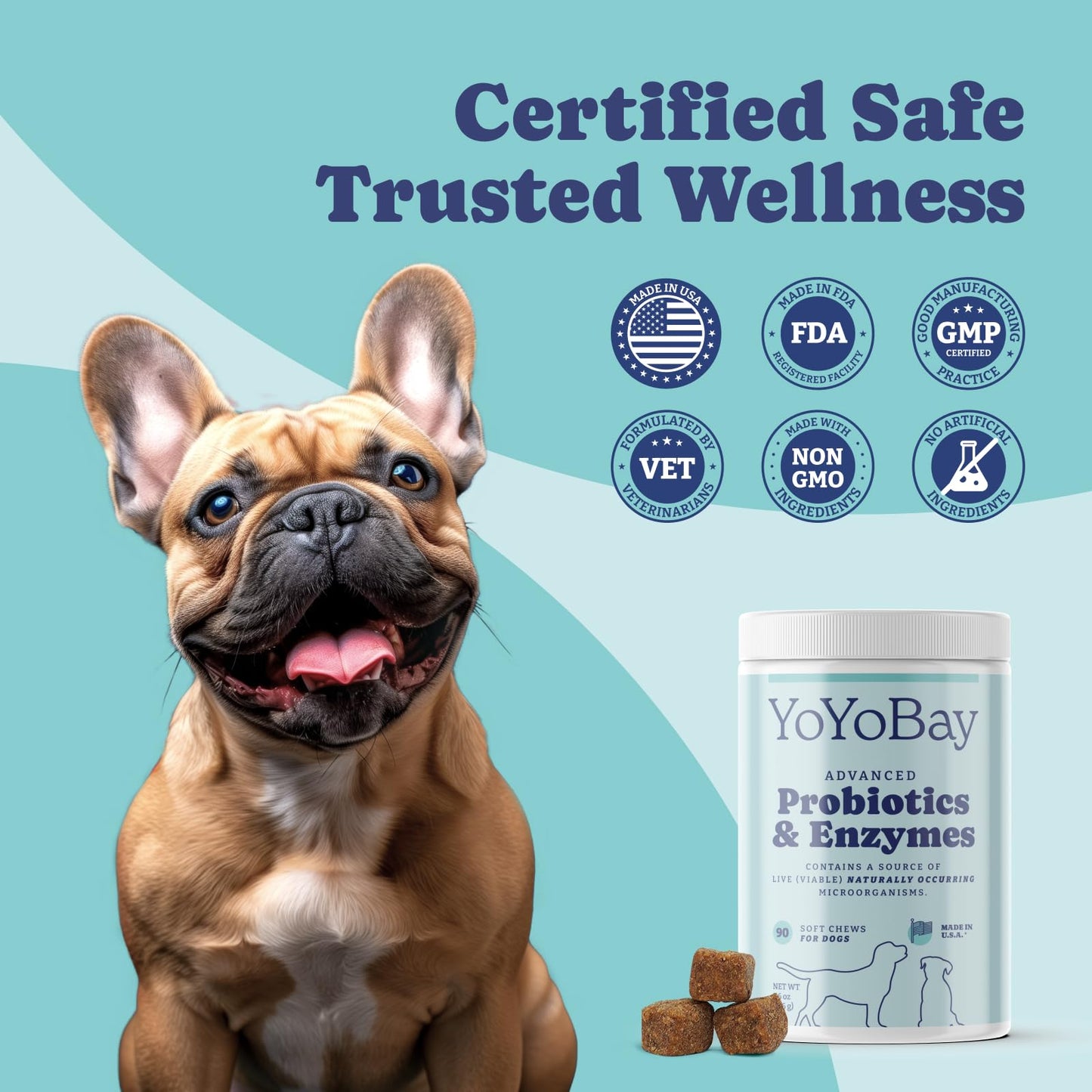 Probiotics for Dogs, 90 Soft Chews