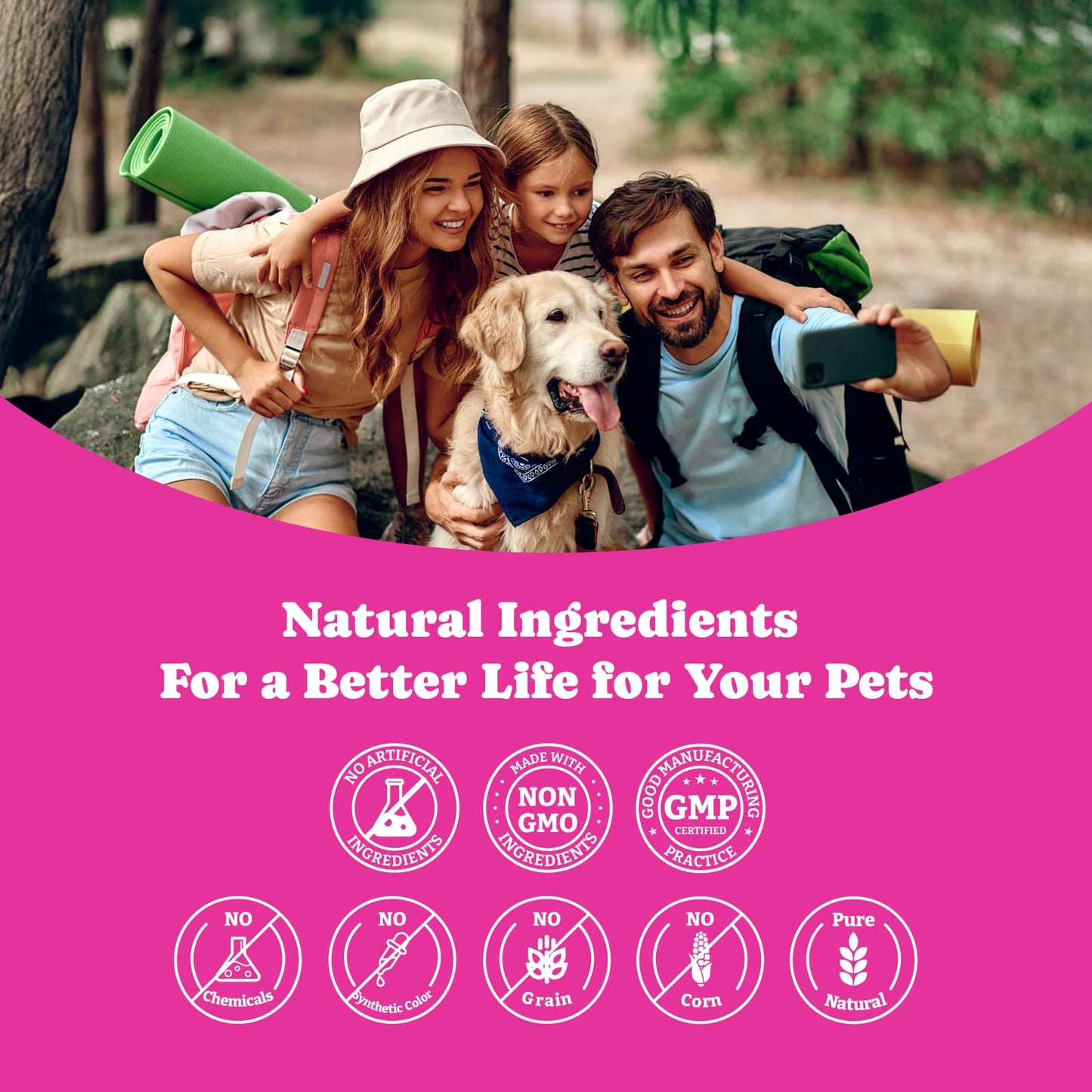 Advanced Melatonin for Dogs - 180 Dog Melatonin Calming Chews for Small and Large Dogs - Natural Herbs Dog Sleep Aid