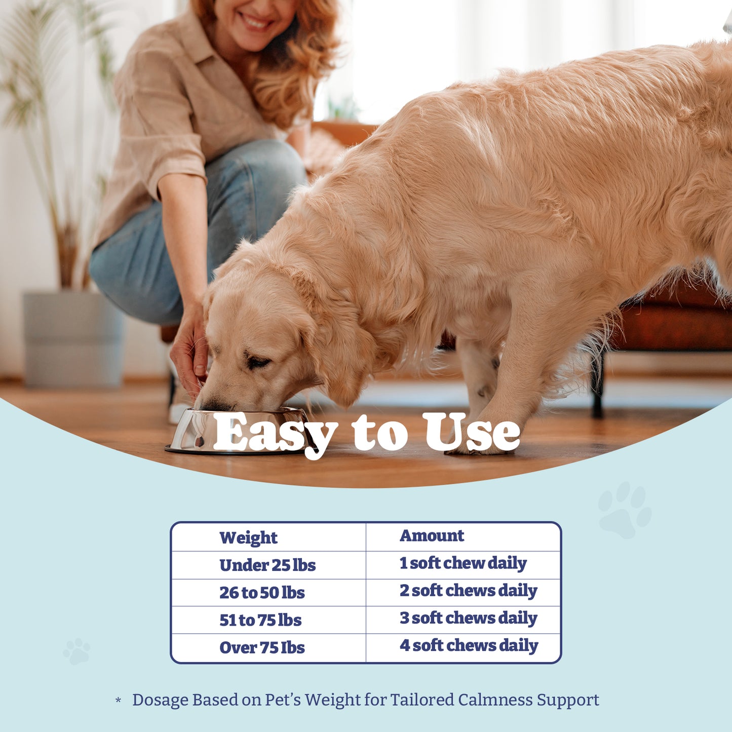 Dog Hemp Calming Chews, 60 Soft Chews