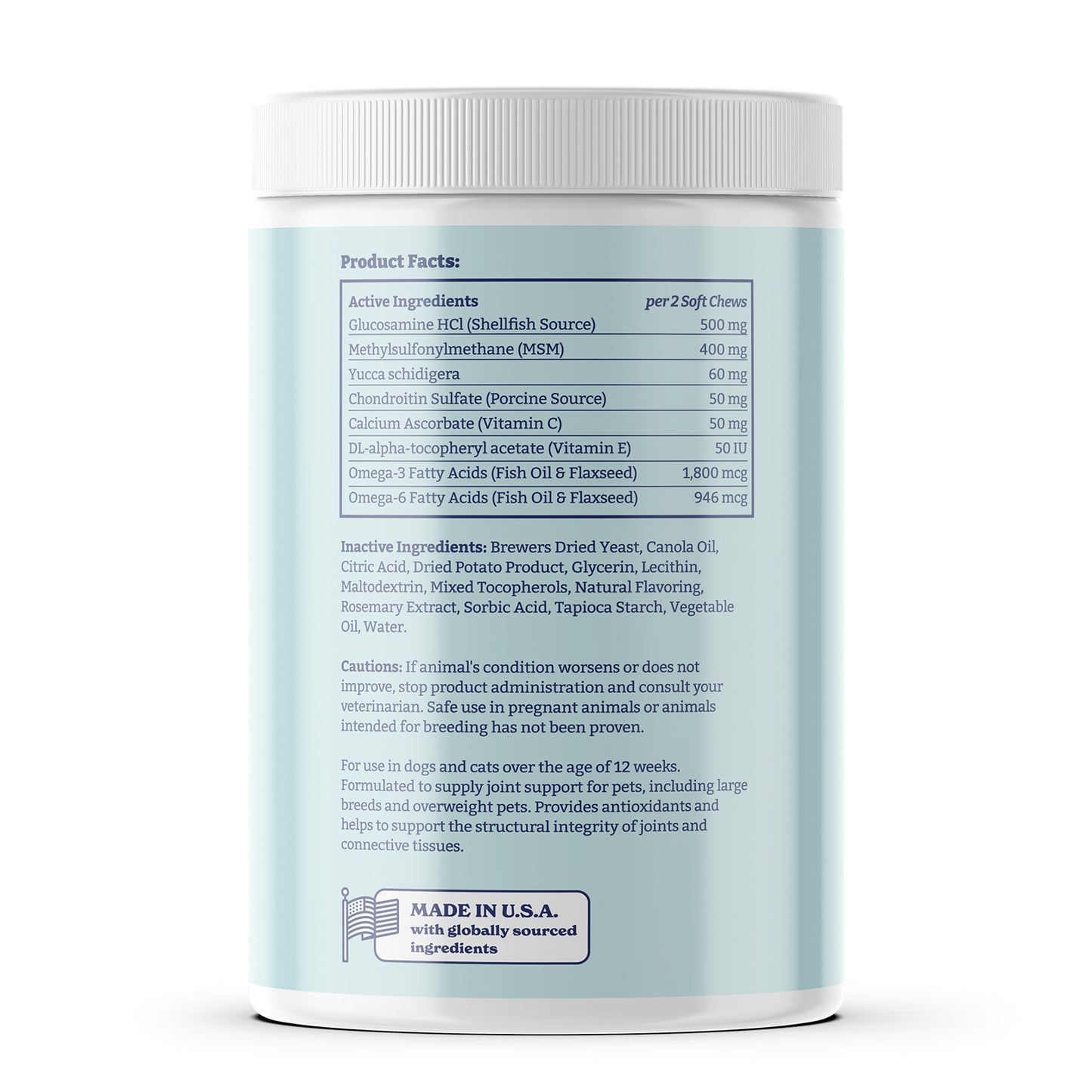 Dog Hip and Joint Supplement, 60 Soft Chews