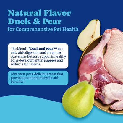 No Poo Chews for Dogs, Coprophagia Deterrent,  Digestive Health & Immune Support - 180 Soft Chews, Duck & Pear Flavor