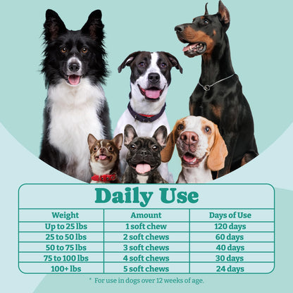 Probiotics for Dogs, Chicken Flavor, 120 Soft Chews