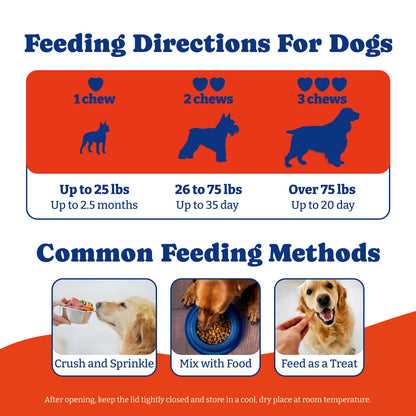 Dog Allergy Relief Chews – 70 Soft Chews, Turkey & Pumpkin Flavor