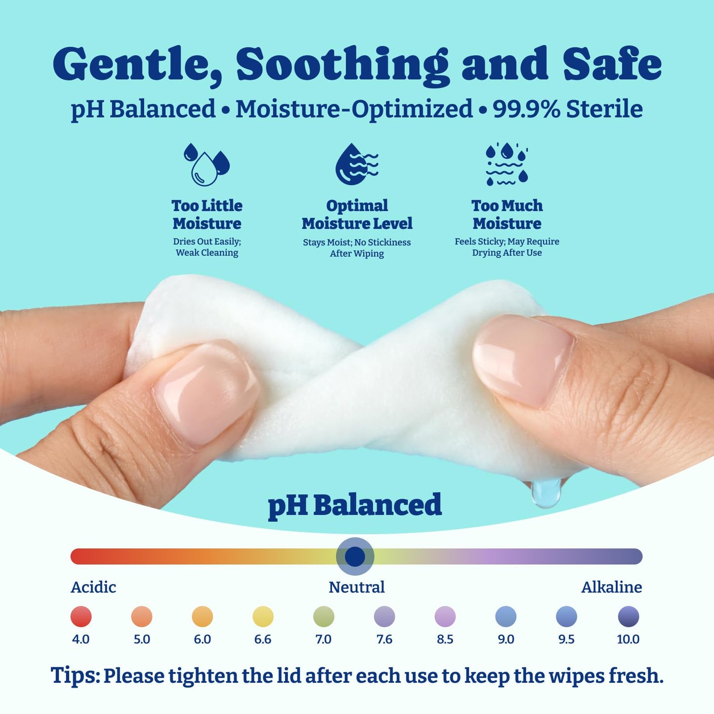 Dog Eye Wipes for Tear Stain Remover – 120 Pet ,Biodegradable, Coconut-Scented