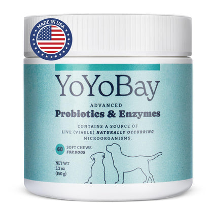 Probiotics for Dogs,  Over 1 Billion CFUs, 60 Soft Chews