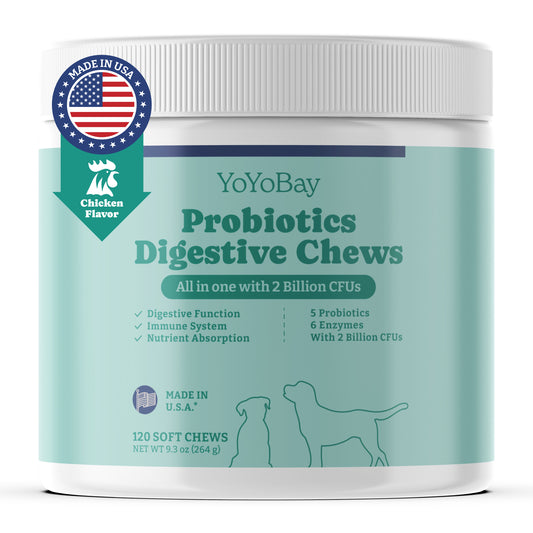 Probiotics for Dogs, Chicken Flavor, 120 Soft Chews