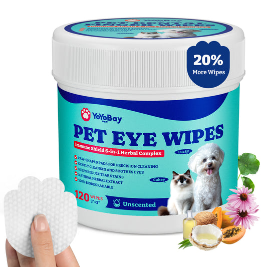 Dog Eye Wipes for Tear Stain Remover – 120ct